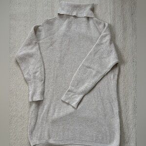 Aerie Cozy Cream Turtleneck Sweater Sweater Dress